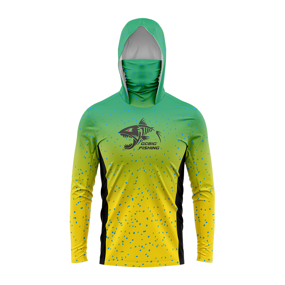 UPF50+ Hooded Fishing Shirt Bu - đánh giá và giá Fishing Shirt Uv Protection