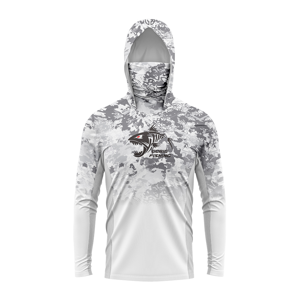 UPF50+ Hooded Fishing Shirt Bu - đánh giá và giá Fishing Shirt Uv Protection