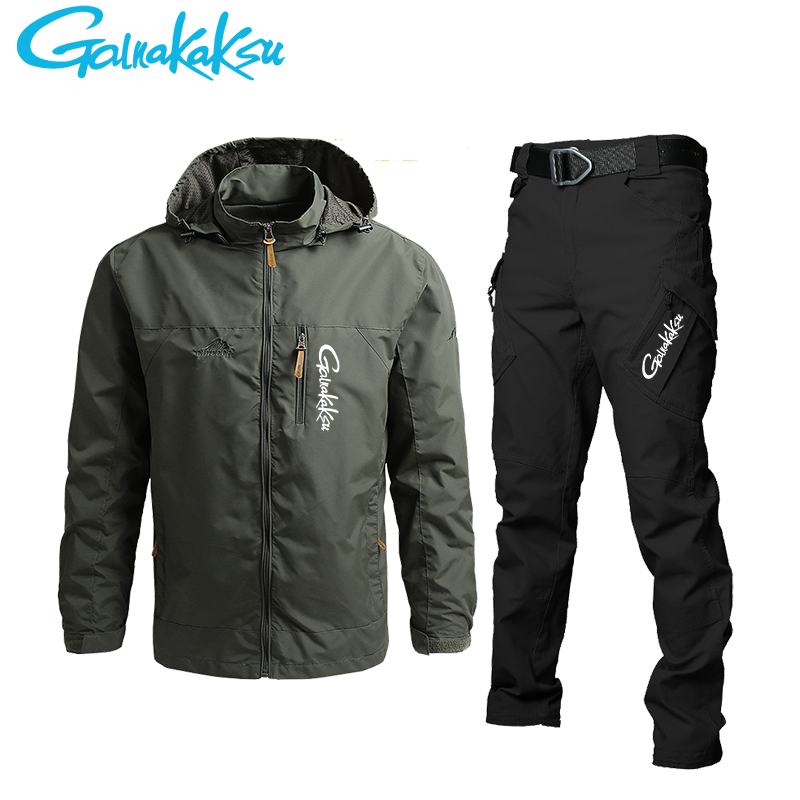 Men's Waterproof Hooded Jacket - đánh giá và giá Fishing Pants Waterproof