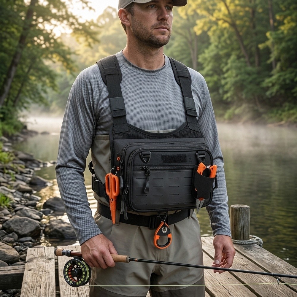 Fly Fishing Chest Pack Backpac - đánh giá và giá Fishing Backpack