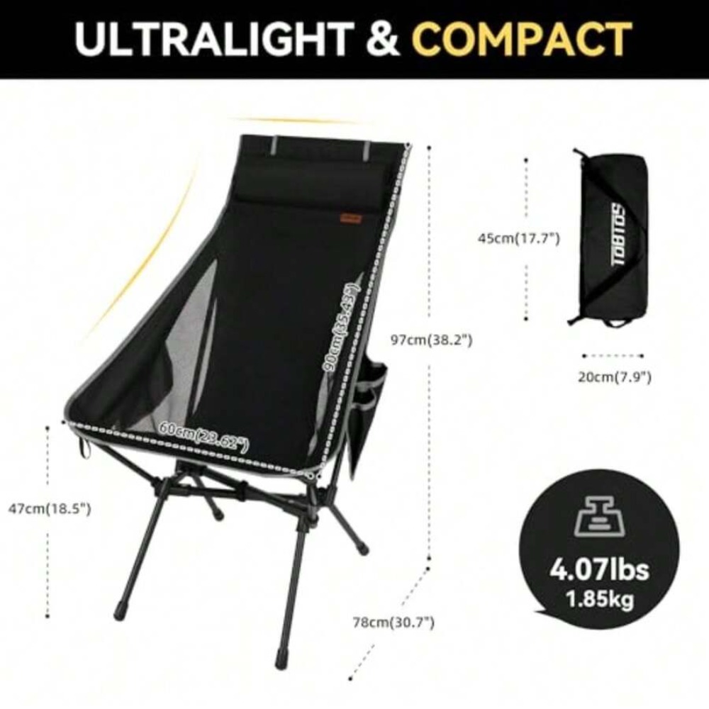 Ultralight Folding Camping Cha - đánh giá và giá Fishing Backpack